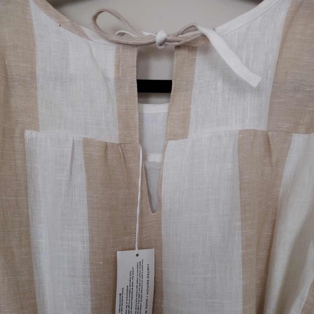 Laude the Label x Madewell - Tiered Maxi Dress in Tulum Stripe - Picture 3 of 7